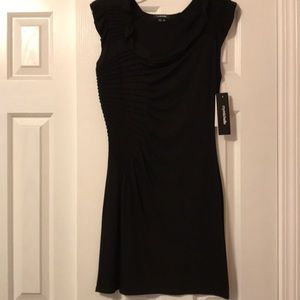 My Michelle Cap Sleeve Little Black Dress Sz M NWT